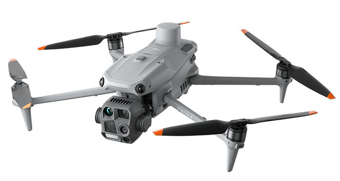 DJI Matrice 4T - Drone professionale multi-sensore con termocamera radiometrica per ispezioni industriali